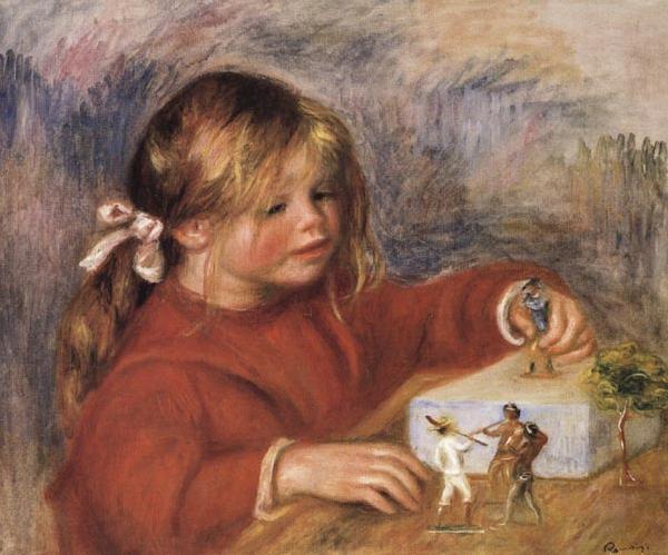 Pierre Renoir Coco Playing oil painting picture